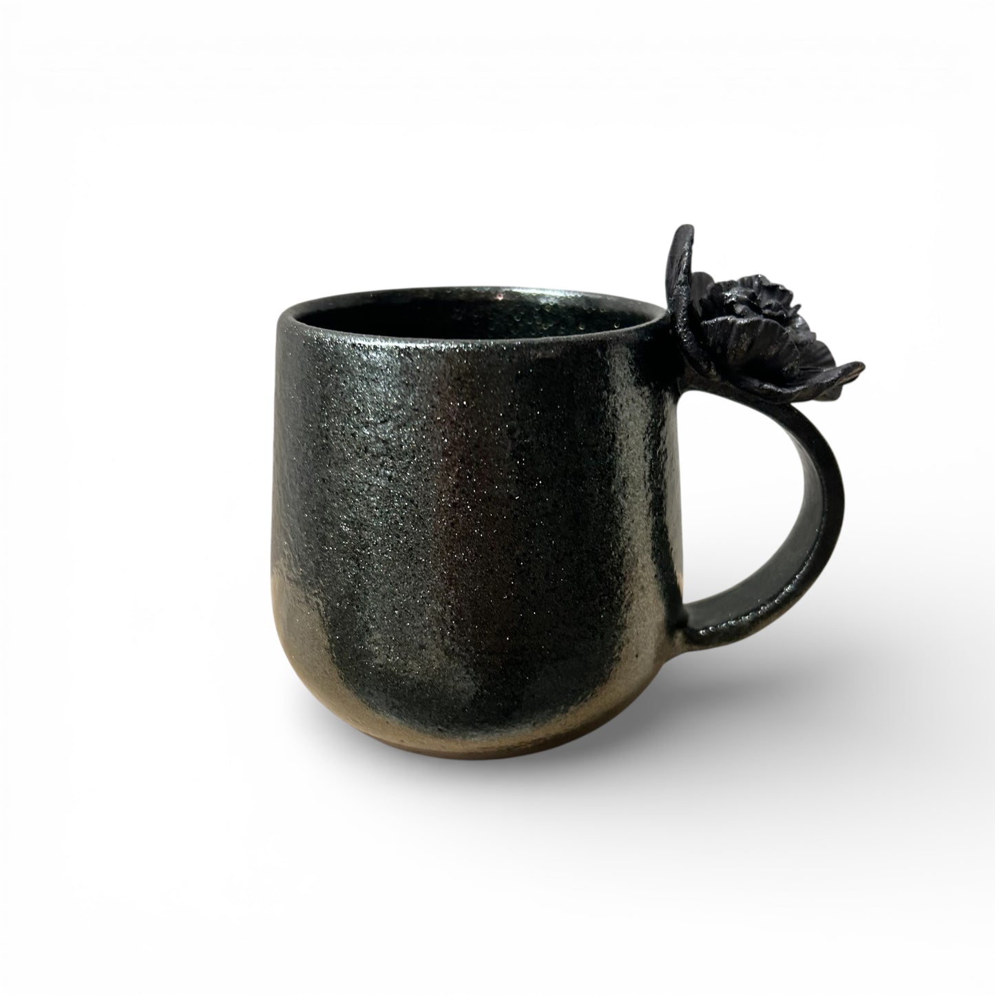 Svartur blómabolli með handfangi no.1